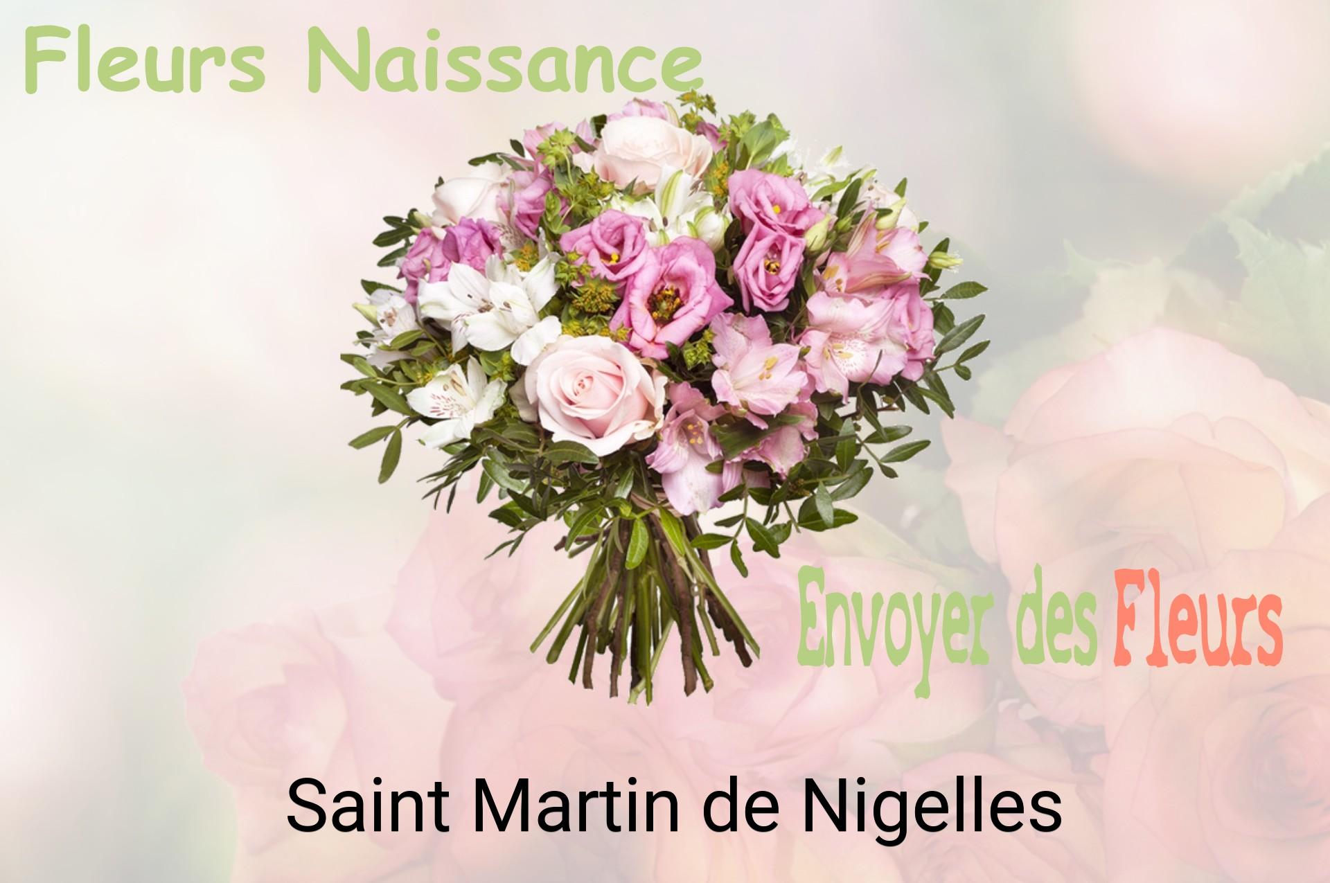 Bouquet de fleurs de naissance livré à Saint-Martin-de-Nigelles